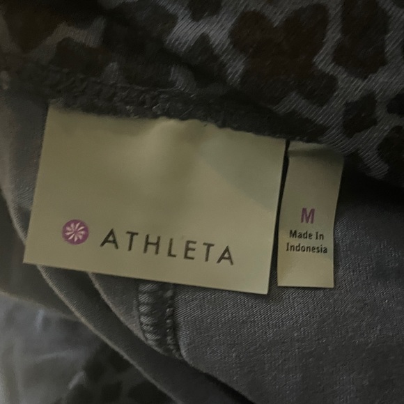 Athleta Seaside Foldover Faux Wrap Skirt Navy GeoPrint size M - Picture 5 of 7